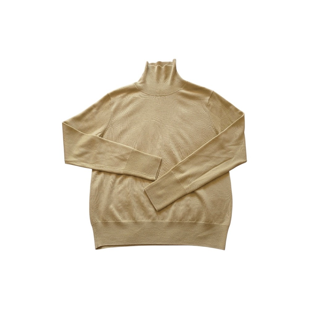 Wilfred Merino Mustard Lime Yellow Maximalist Lagenlook Lightweight Sweater S